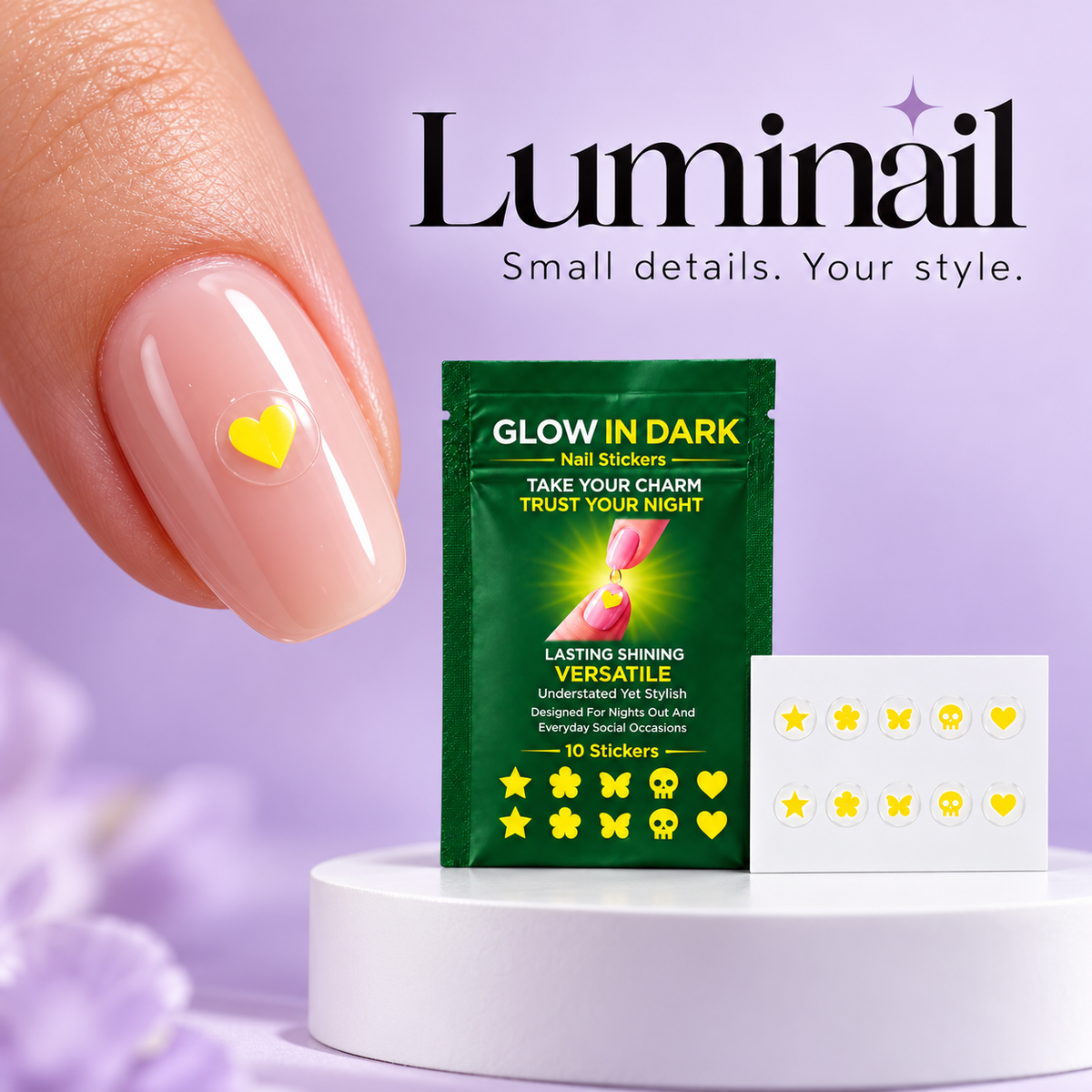 Luminail — Drink Test Nail Stickers | 10 Pack