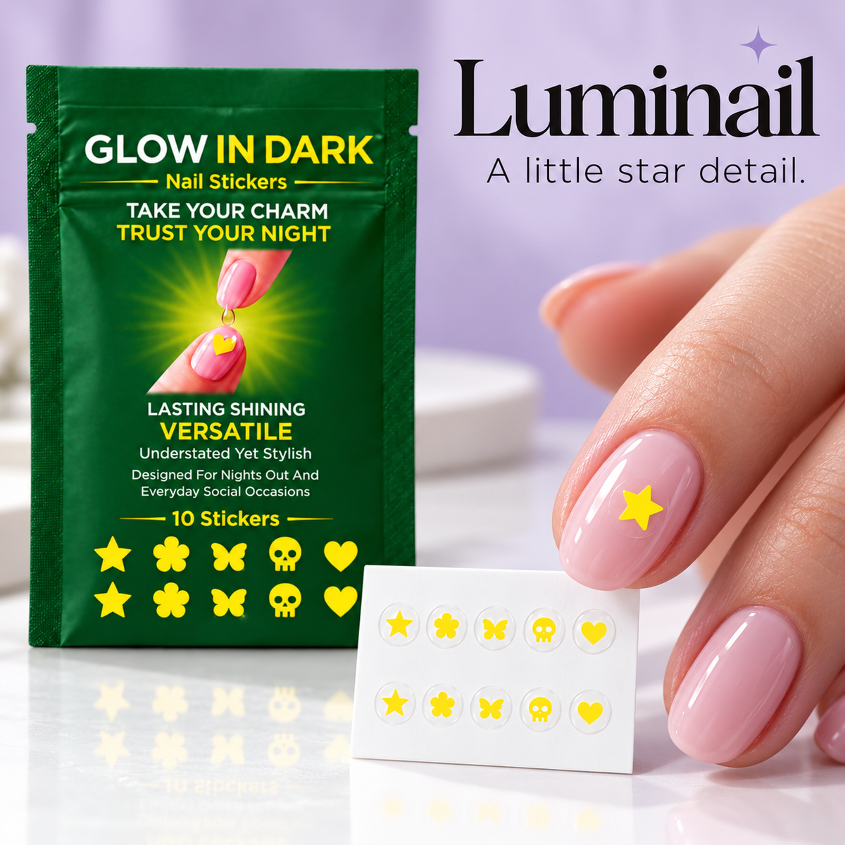 Luminail — Drink Test Nail Stickers | 10 Pack