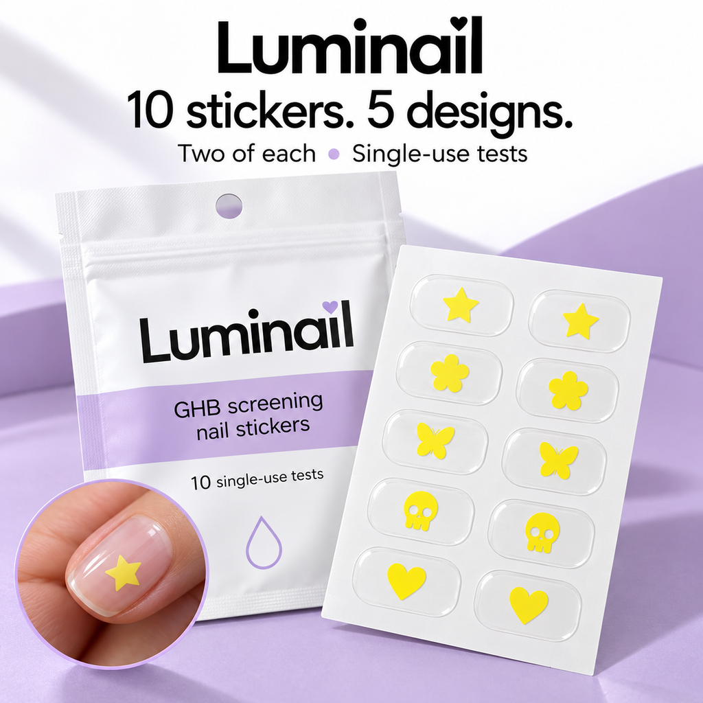 Luminail — Drink Test Nail Stickers | 10 Pack